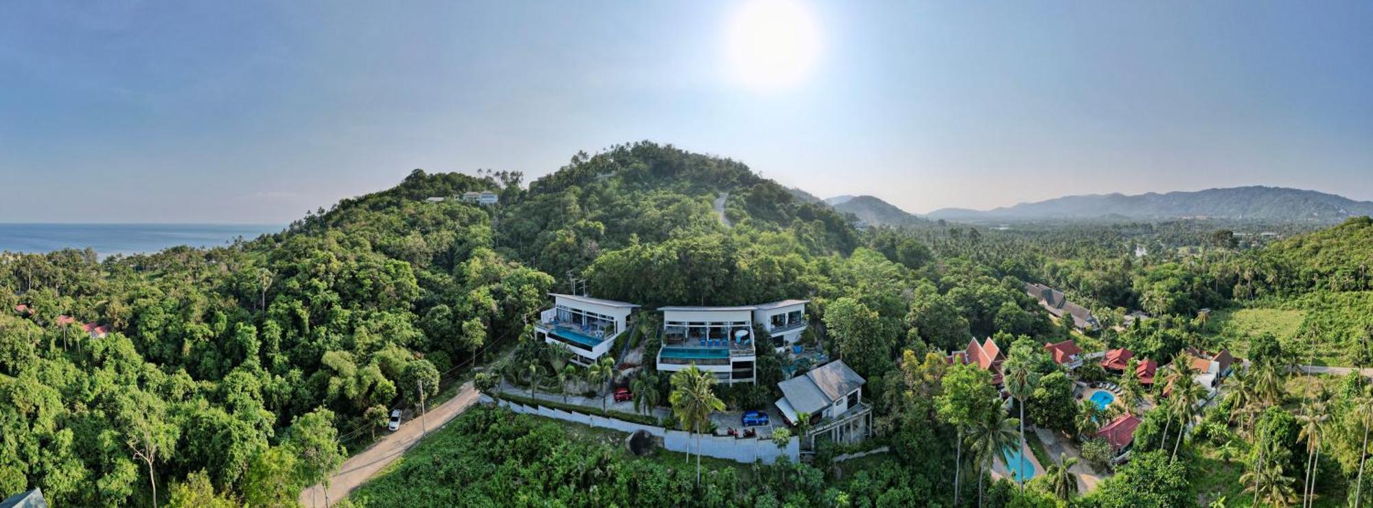 Ko Samui Seaview Pool Villa Seren With Car Laem Set Beach Exterior foto
