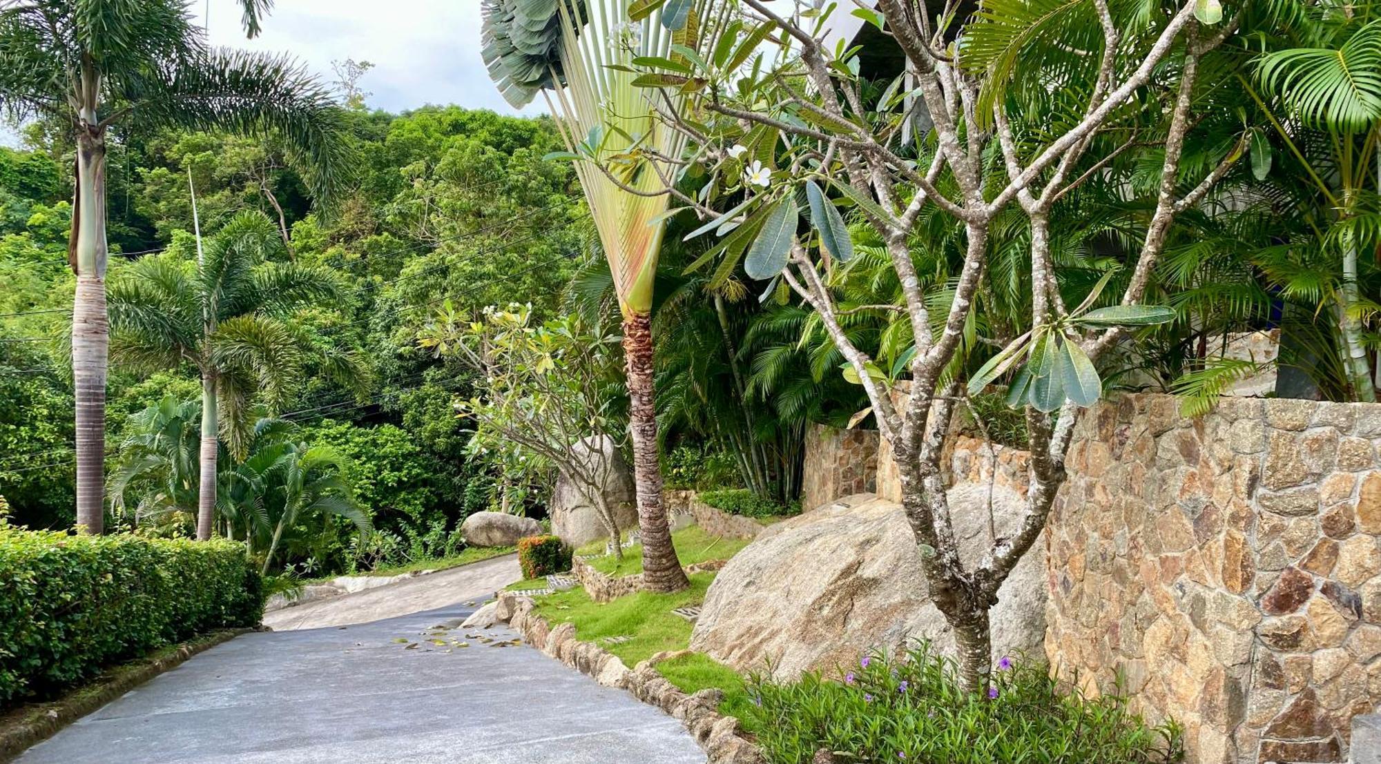 Ko Samui Seaview Pool Villa Seren With Car Laem Set Beach Exterior foto
