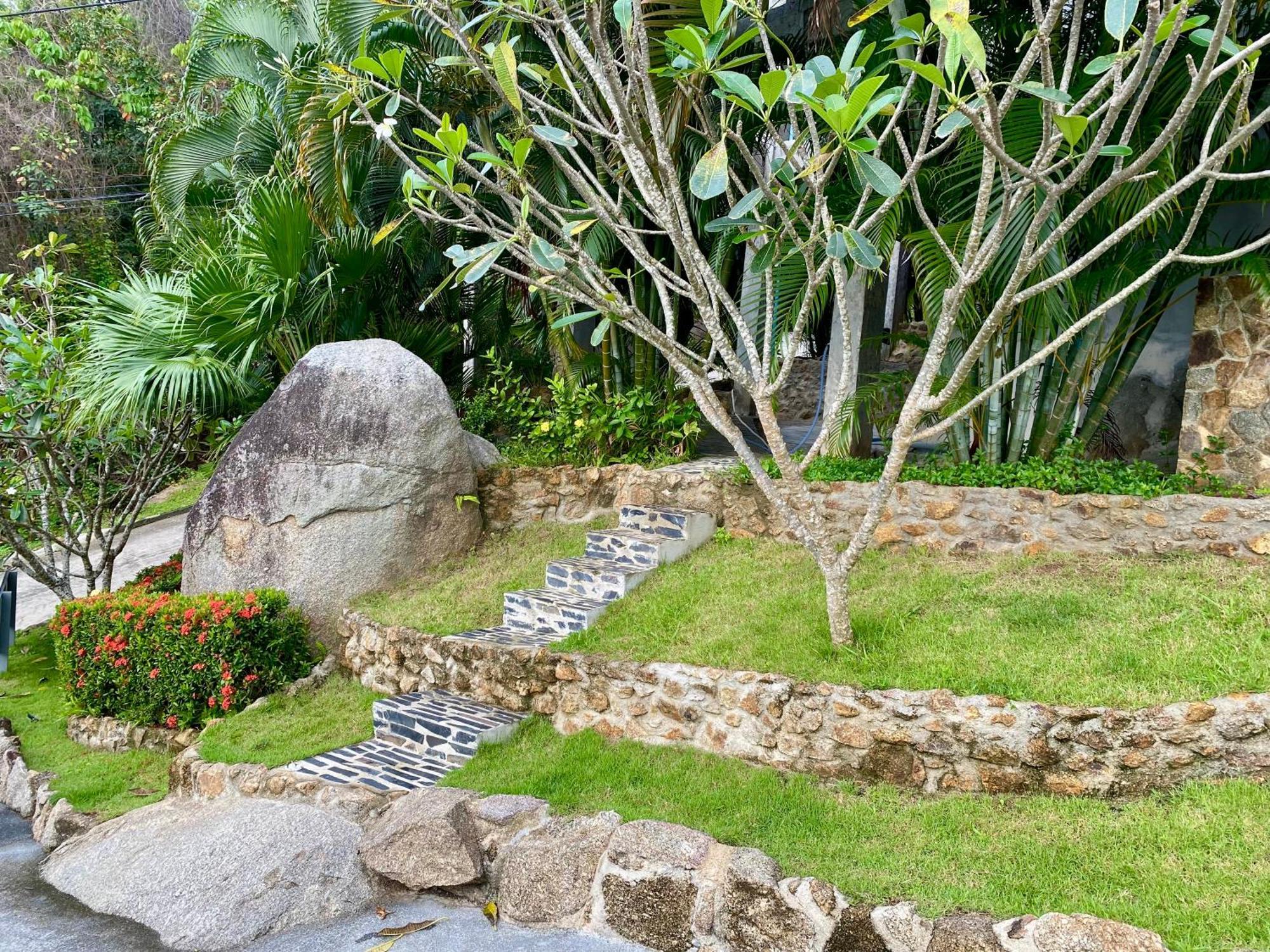 Ko Samui Seaview Pool Villa Seren With Car Laem Set Beach Exterior foto