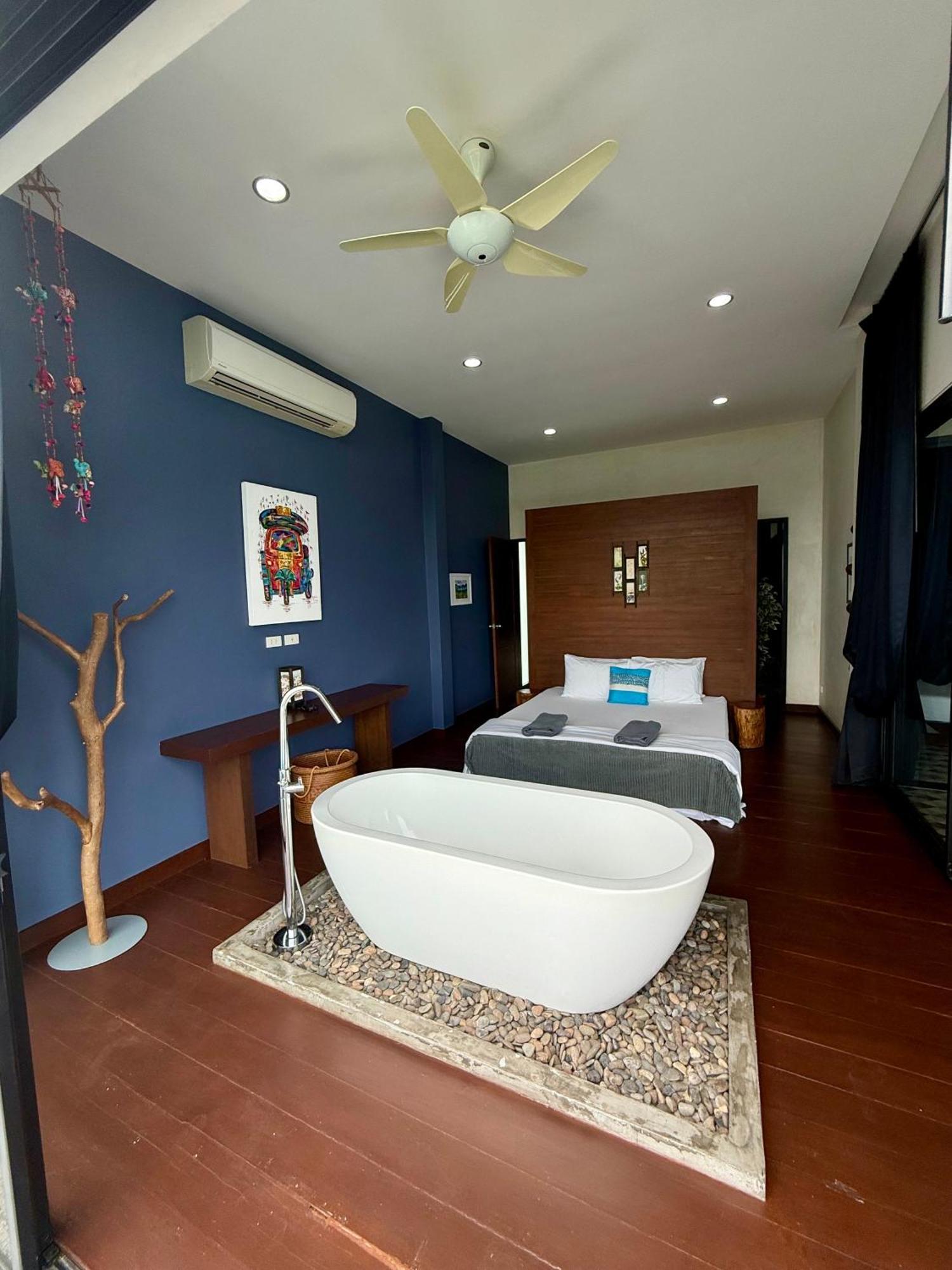 Ko Samui Seaview Pool Villa Seren With Car Laem Set Beach Exterior foto
