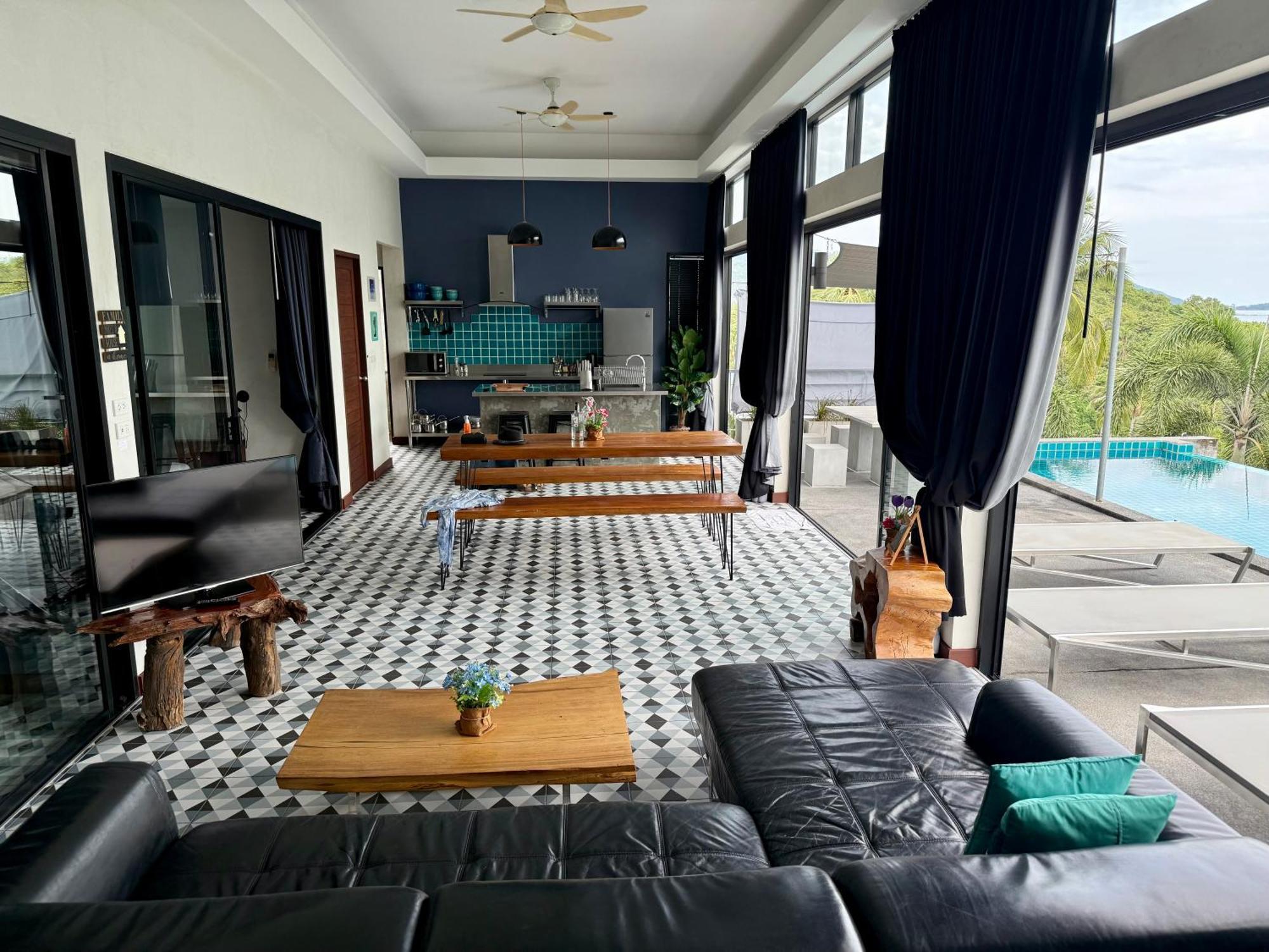 Ko Samui Seaview Pool Villa Seren With Car Laem Set Beach Exterior foto