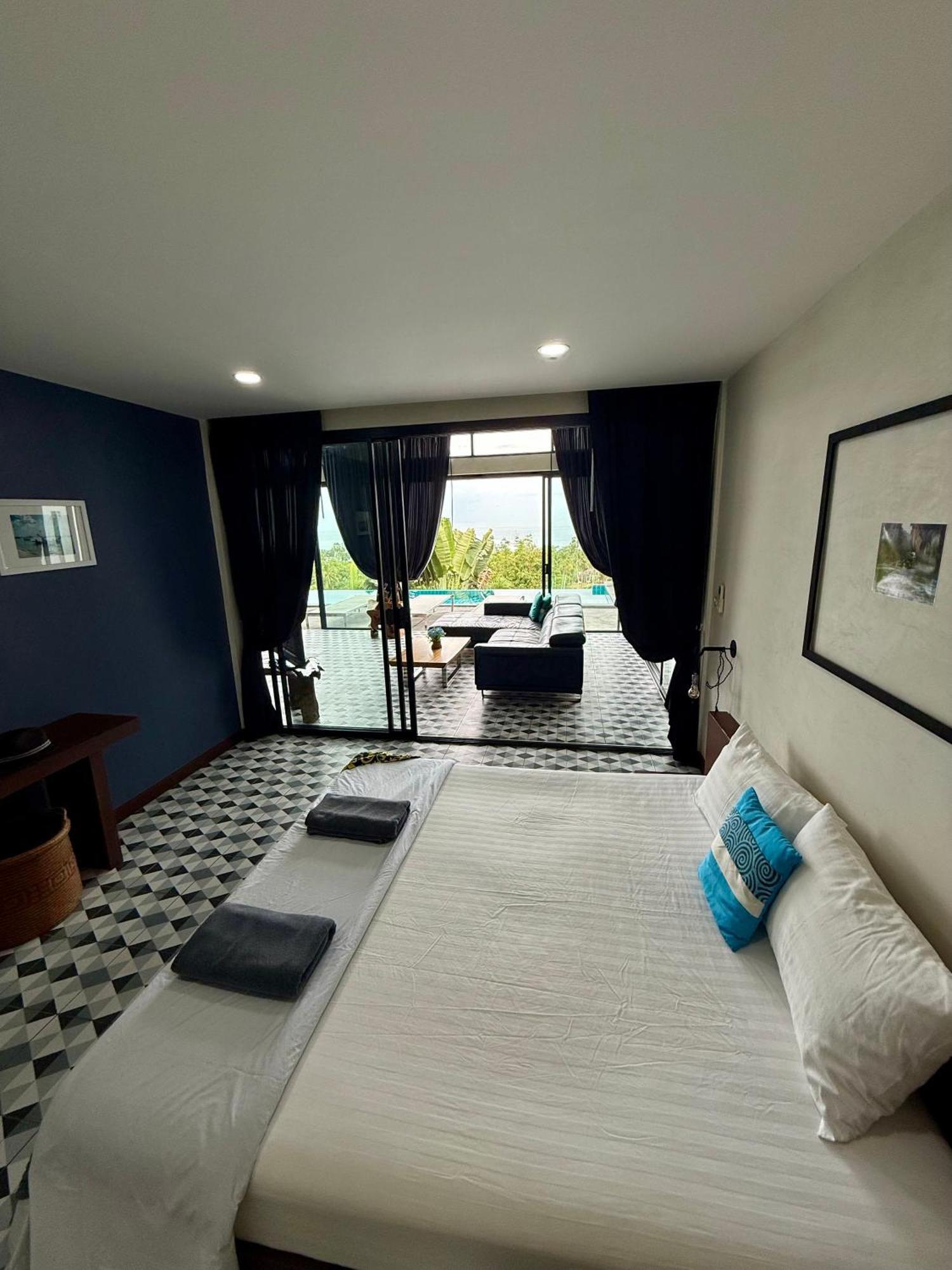 Ko Samui Seaview Pool Villa Seren With Car Laem Set Beach Exterior foto