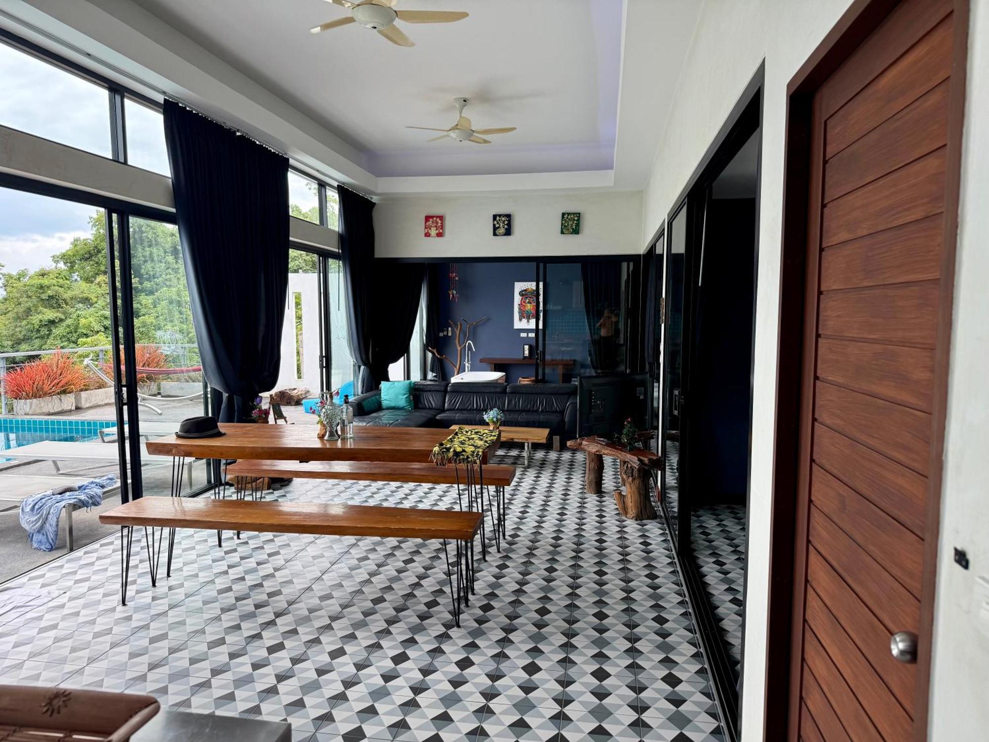 Ko Samui Seaview Pool Villa Seren With Car Laem Set Beach Exterior foto