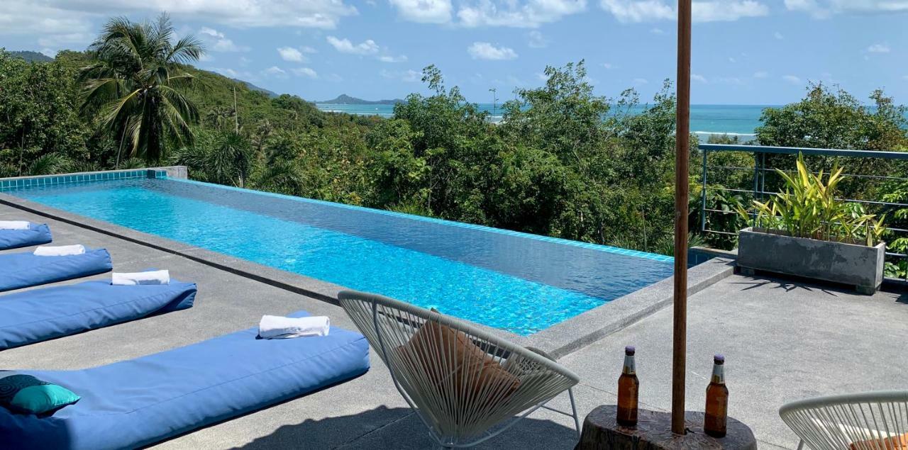 Ko Samui Seaview Pool Villa Seren With Car Laem Set Beach Exterior foto