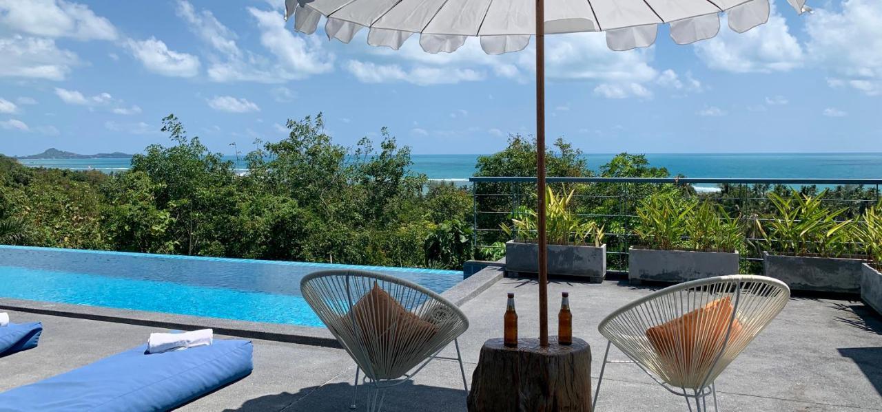 Ko Samui Seaview Pool Villa Seren With Car Laem Set Beach Exterior foto